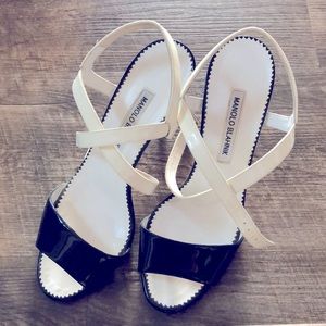 Manolo Blahnik leather sandals